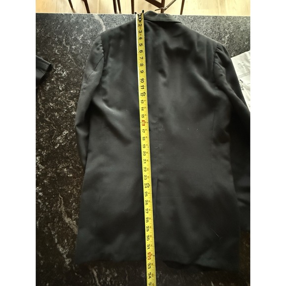 VTG Rudofker Shawl Collar Wool Black Tuxedo Jacket & Pant 40L Old Money Ivy - Picture 11 of 16